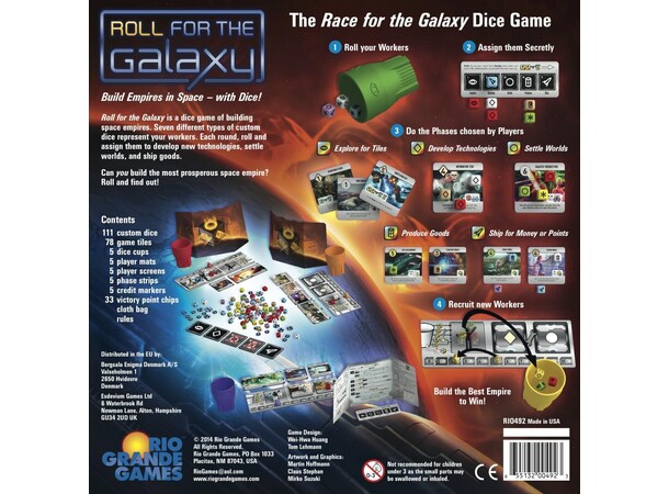 Roll for the Galaxy Brädspel